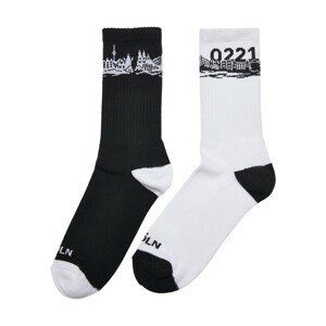 Mr. Tee Major City 0221 Socks 2-Pack black/white - 39–42