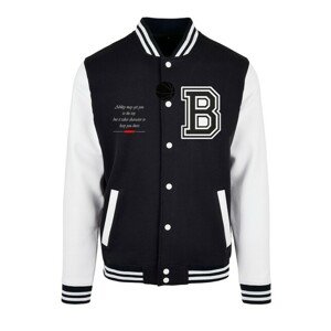 Mr. Tee Baller College Jacket black/white - L