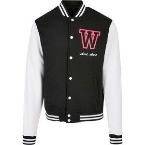 Mr. Tee Wonderful College Jacket blk/wht - L