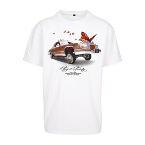 Mr. Tee Pimp a Butterfly Oversize Tee white - 5XL