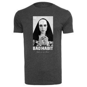 Mr. Tee Bad Habit Tee charcoal - L