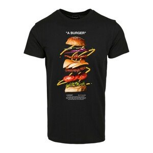 Mr. Tee A Burger Tee black - M