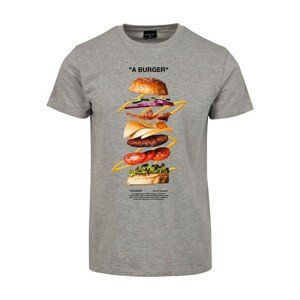 Mr. Tee A Burger Tee heather grey - M