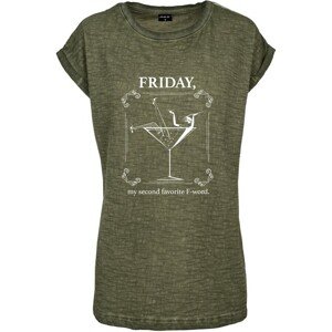 Mr. Tee Ladies F-Word Tee olive - L