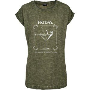 Mr. Tee Ladies F-Word Tee olive - S