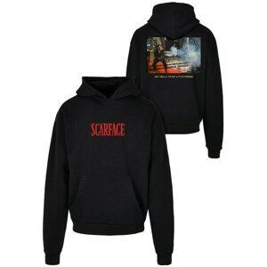 Mr. Tee Scarface Little Friend Ultraheavy Oversize Hoodie black - 3XL