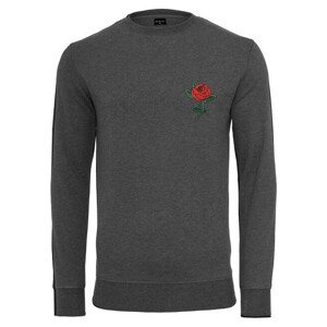 Mr. Tee Rose Crewneck charcoal - L