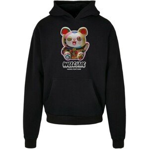 Mr. Tee Welcome Cat Ulrta Heavy Oversize Hoodie black - L