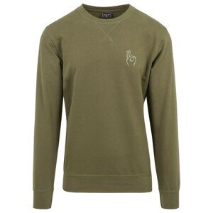 Mr. Tee Easy Sign Crewneck olive - M