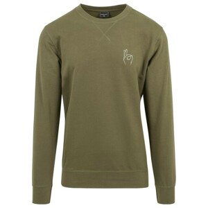 Mr. Tee Easy Sign Crewneck olive - XS