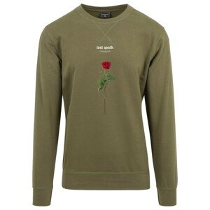 Mr. Tee Lost Youth Rose Crewneck olive - S