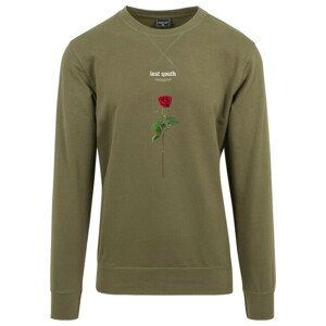 Mr. Tee Lost Youth Rose Crewneck olive - XL