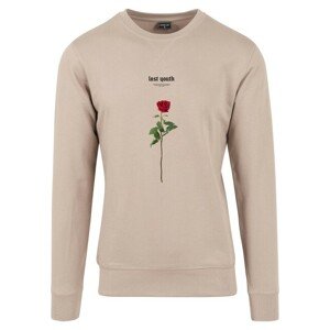 Mr. Tee Lost Youth Rose Crewneck darksand - L