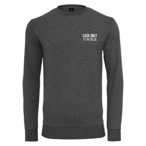 Mr. Tee Cash Only Crewneck charcoal - L