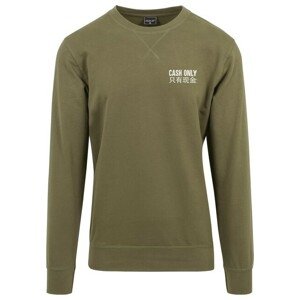 Mr. Tee Cash Only Crewneck olive - L