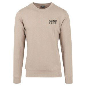 Mr. Tee Cash Only Crewneck darksand - M