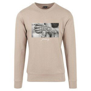 Mr. Tee Pray 2.0 Crewneck darksand - M