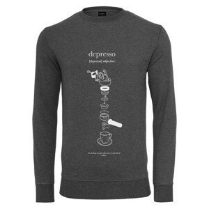 Mr. Tee Depresso Crewneck charcoal - L