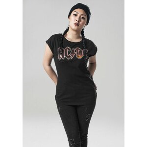 Mr. Tee Ladies AC/DC Voltage Tee black - XS