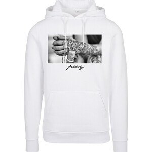 Mr. Tee Pray 2.0 Hoody white - M