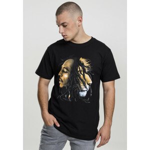 Mr. Tee Bob Marley Lion Face Tee black - S