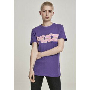 Mr. Tee Ladies Peace Tee ultraviolet - M