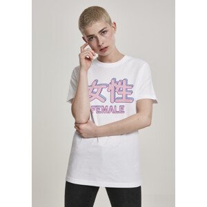 Mr. Tee Ladies Female Tee white - M