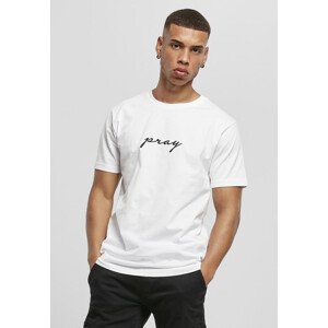 Mr. Tee Pray EMB Tee white - L