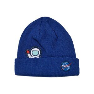 Mr. Tee NASA Embroidery Beanie Kids royal - L/XL