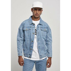 Southpole Script Denim Jacket mid blue - S