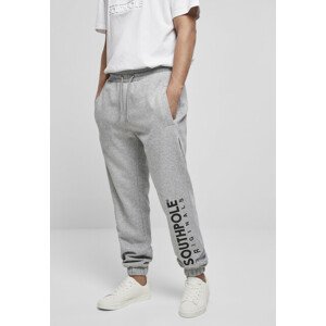 Southpole Basic Sweat Pants heathergrey/black - M