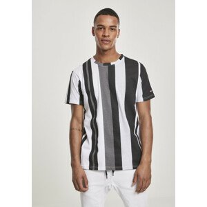 Southpole Vertical Block AOP T-Shirt black - L