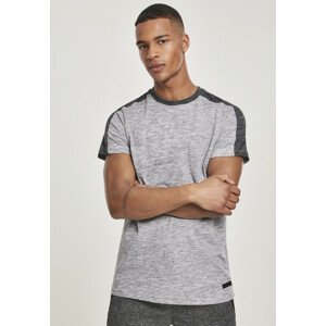 Southpole Shoulder Panel Tech Tee marled grey - L