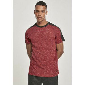 Southpole Shoulder Panel Tech Tee marled red - XL