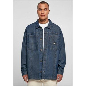 Southpole Oversized Denim Shirt darkblue washed - L