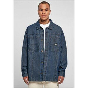 Southpole Oversized Denim Shirt darkblue washed - XXL