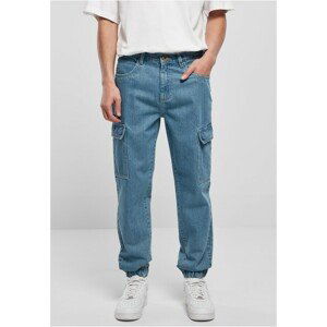 Southpole Denim With Cargo Pockets retro midblue washed - 36