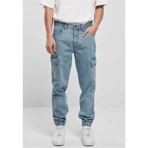 Southpole Denim With Cargo Pockets retro l.blue destroyed washed - 34