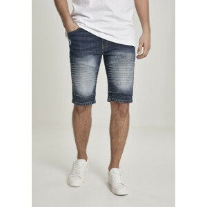 Southpole Biker Denim Shorts dk.sand blue - 36