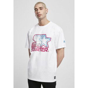 Starter Multicolored Logo Tee wht/pink - S