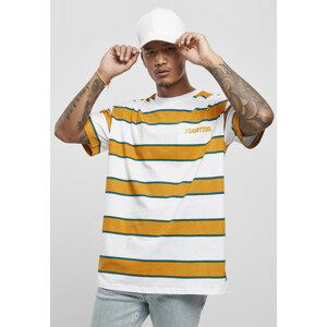 Starter Logo Striped Tee white/yellow - M