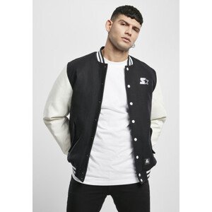 Starter College Jacket black/white - L