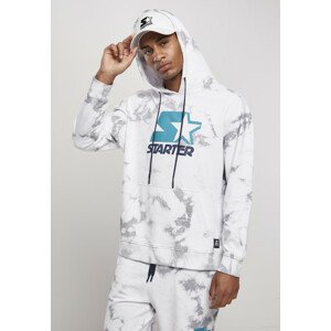 Starter Tie Dye Hoodie silver grey - L