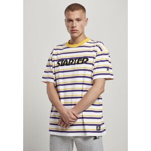 Starter Stripe Jersey wht/cali.yellow/realviolet/wht - L