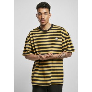 Starter Small Stripes Tee stategrey/goldensand - L