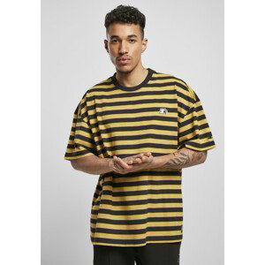 Starter Small Stripes Tee stategrey/goldensand - M