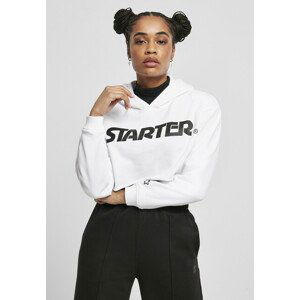 Ladies Starter Cropped Hoody white - S