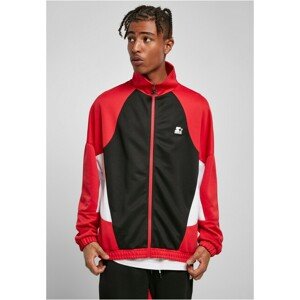 Starter Laser Track Jacket black/cityred/white - XL