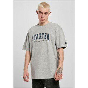 Starter College Tee heathergrey - L