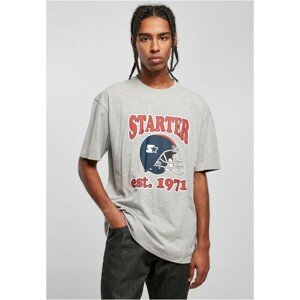 Starter Football Tee heathergrey - M